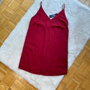 Brand new with tags red slip dress, lined